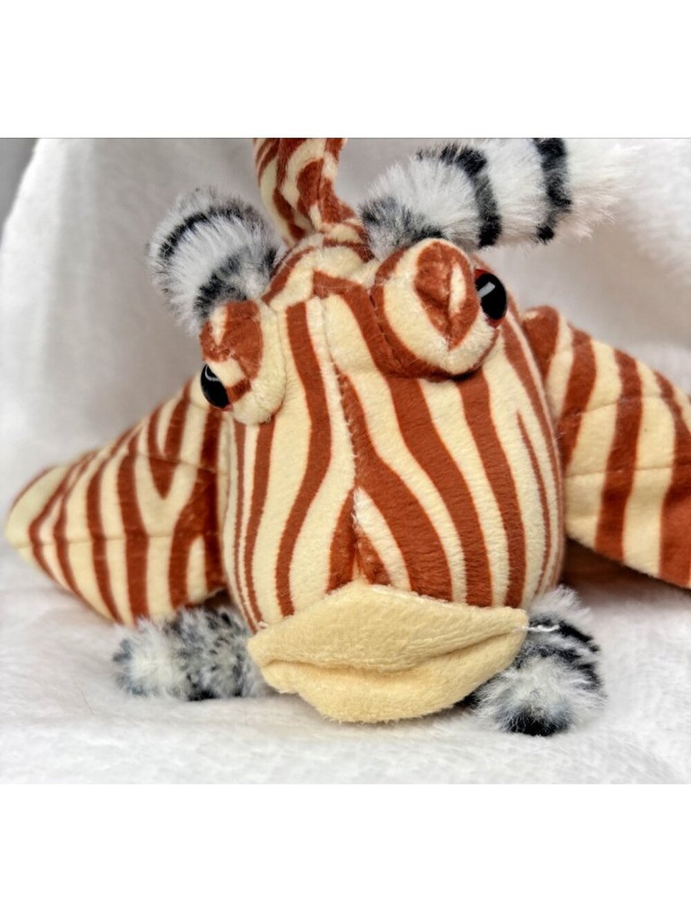 Lionfish Beanbag Plush Wild Republic Stripes Brown Lion Ocean 7-inch